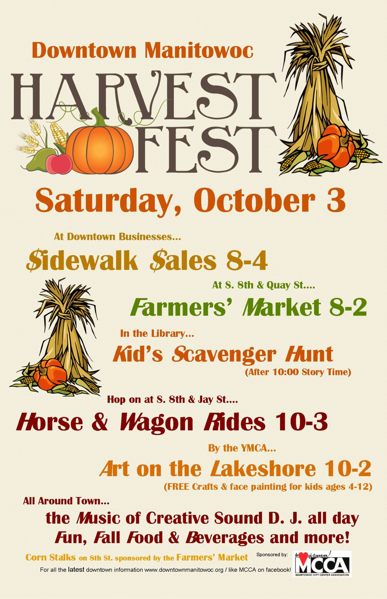 HarvestFest Manitowoc Two Rivers Travel Information