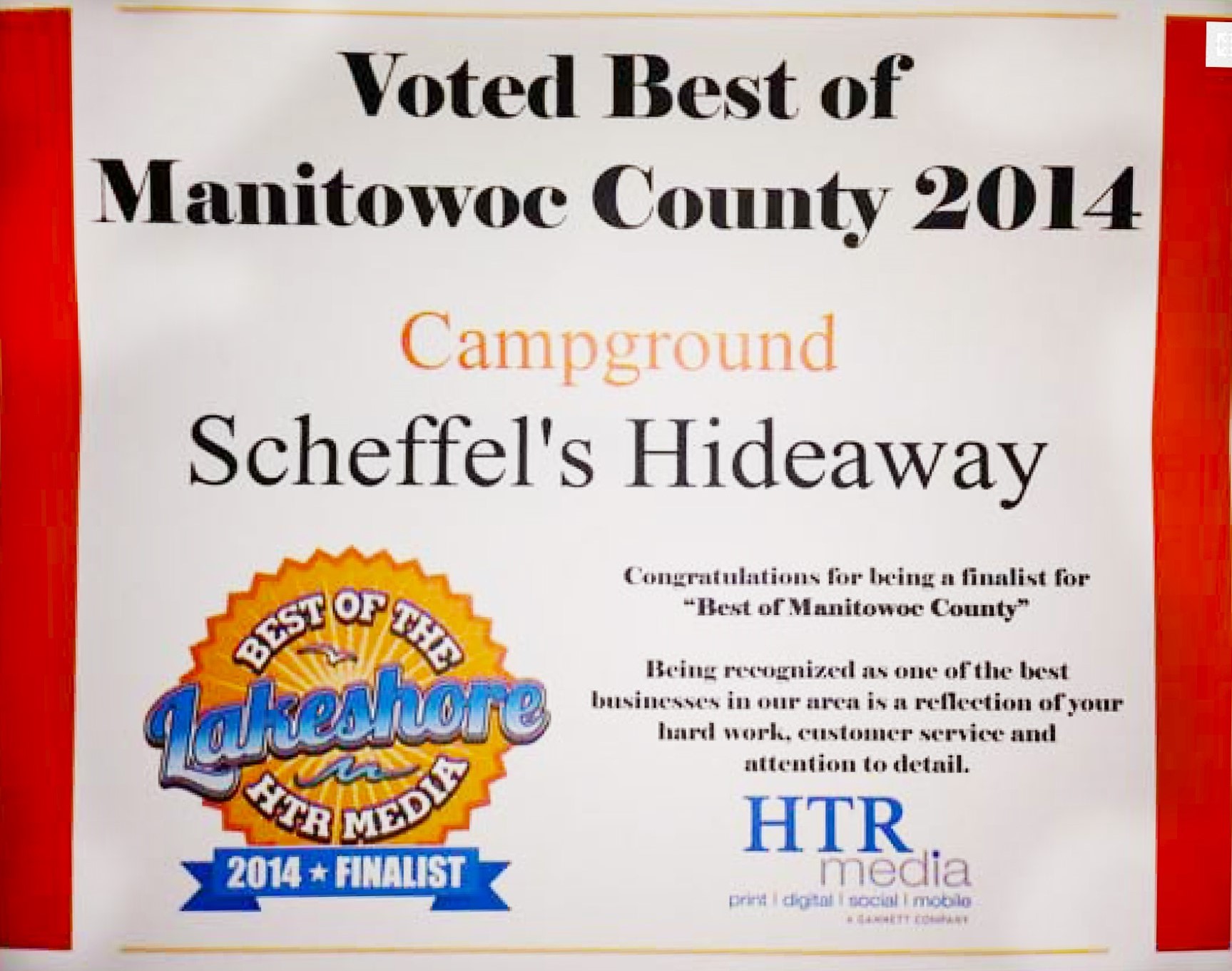 Scheffel’s Hideaway Campground, LLC